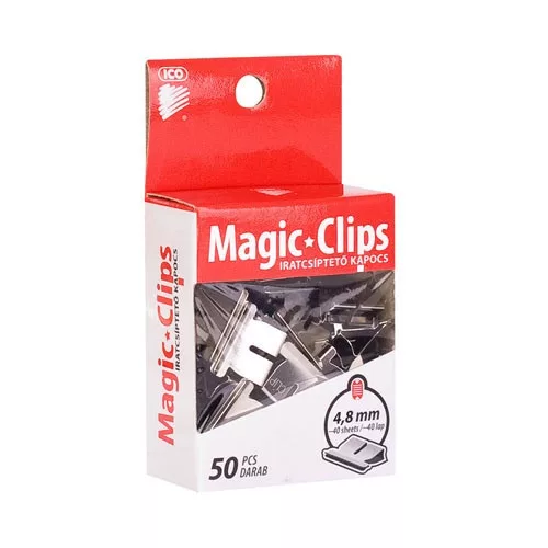 Iratcsipesz Ico Magic Clip 4.8 mm 50 db/doboz