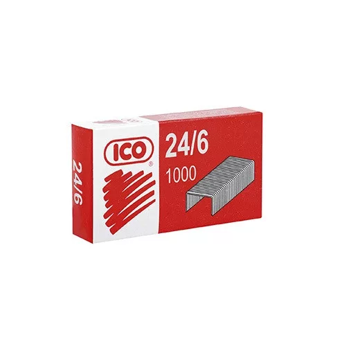 Tűzőkapocs Ico 24/6 1000 db/doboz