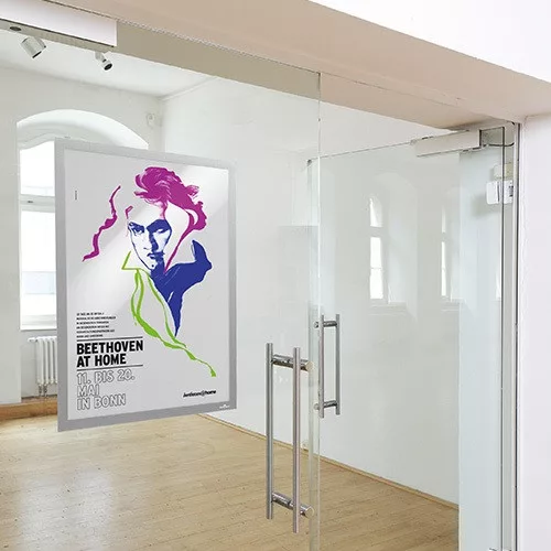 Infokeret Durable Duraframe Poster A/2 ezüst öntapadós