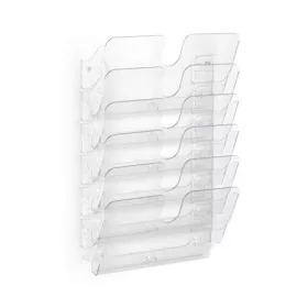  Prospektustartó DURABLE FLEXIPLUS, 6 rekeszes fekvő átlátszó