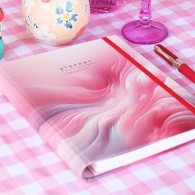   Tervező Bruno Visconti, pontozott, elválasztókkal, 17x23cm, rózsaszín