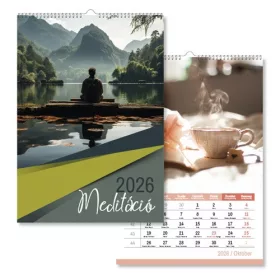 Naptár fali pd Meditáció 30x42 cm 2026