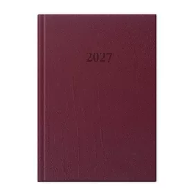   Határidőnapló Period Standard A/5 napi bordó műbőr 2027