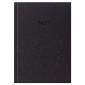   Határidőnapló Period Standard B/5 heti fekete műbőr 2027