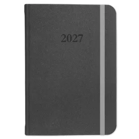   Határidőnapló Period Velour B/5 heti varrott Antracit 2027
