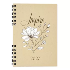 Határidőnapló Period ECO A/5 heti spirálos Inspire 2027