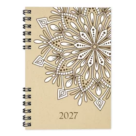 Határidőnapló Period ECO A/5 heti spirálos Mandala 2027