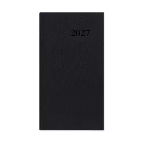   Határidőnapló Period Standard Zsebnaptár álló fekete műbőr 2027