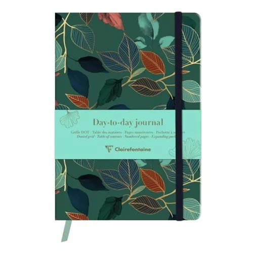 Határidőnapló öröknaptár Clairefontaine Gaia kék A/5 96 lapos, pontozott