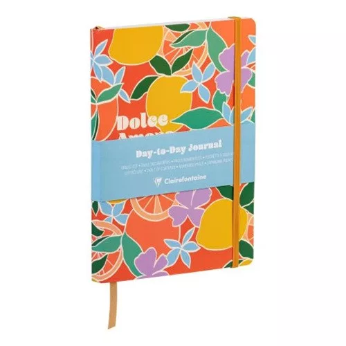 Határidőnapló öröknaptár Clairefontaine Dolce Amore A/5 96 lapos, pontozott