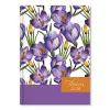 Határidőnapló Period Flowers A/5 napi Purple papír 2026