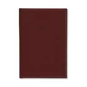   Határidőnapló Period Chamois A/5 napi körbev. bordó 2026