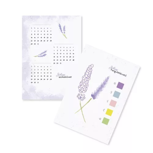 Határidőnapló Period A/5 heti önismereti kék 2026