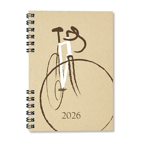 Határidőnapló Period ECO A/5 heti spirálos Bicycle 2026
