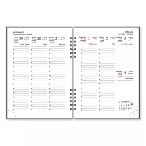 Határidőnapló Period ECO A/5 heti spirálos Ride 2026