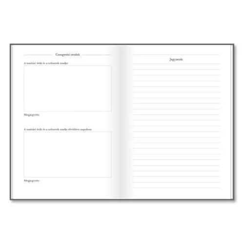 Tanári zsebkönyv pd 2026-2027 papír Butterflies