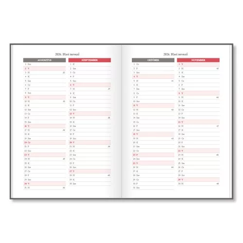 Tanári zsebkönyv pd 2026-2027 műbőr zöld