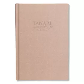 Tanári zsebkönyv pd 2026-2027 műbőr beige