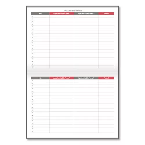 Tanítói zsebkönyv pd 2026-2027 papír Exotic