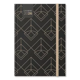 Határidőnapló Period Charme B/5 heti Antracit papír 2026