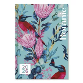 Határidőnapló Period Botanic A/5 napi Blue papír 2026