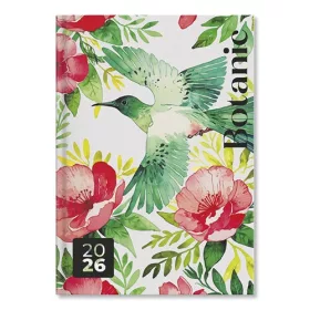 Határidőnapló Period Botanic A/5 napi White papír 2026