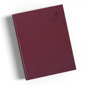 Tárgyalási napló Period Standard B/5 bordó műbőr