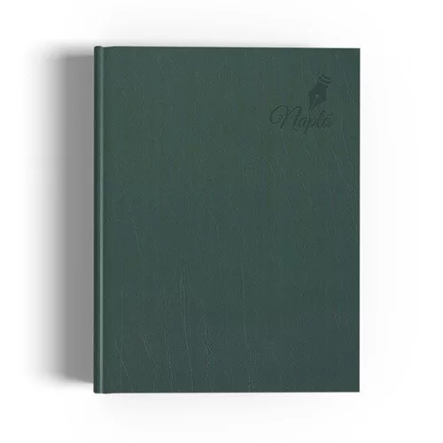 Tárgyalási napló Period Standard B/5 zöld műbőr