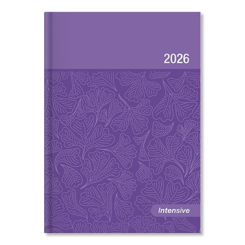 Határidőnapló Period Intensive B/6 heti lila lakk papír 2026