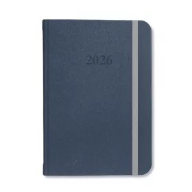 Határidőnapló Period Velour B/6 heti gumis kék 2026