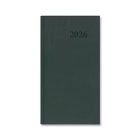   Határidőnapló Period Standard Zsebnaptár álló zöld műbőr 2026