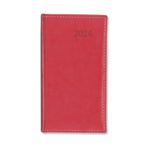 Határidőnapló Period Border Zsebnaptár álló körbev. Korall 2026