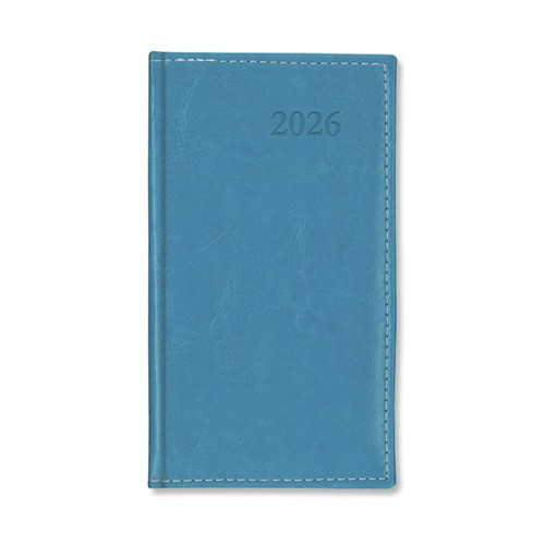 Határidőnapló Period Border Zsebnaptár álló körbev. Türkiz 2026