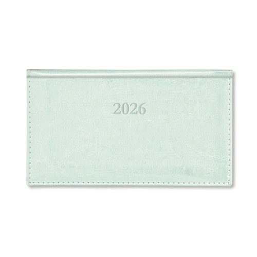 Határidőnapló Period Border Zsebnaptár fekvő  körbev. Menta 2026