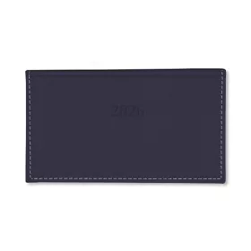   Határidőnapló Period Chamois Zsebnaptár fekvő körbev. kék 2026