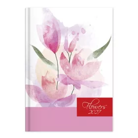 Határidőnapló Period Flowers A/5 napi Rose papír 2027