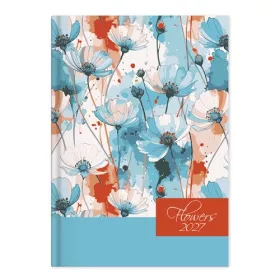 Határidőnapló Period Flowers A/5 napi Fresh papír 2027