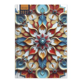 Határidőnapló Period DELUXE A/5 napi Mandala papír 2027
