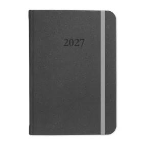   Határidőnapló Period Velour A/5 napi varrott Antracit 2027