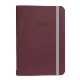 Határidőnapló Period Velour A/5 napi varrott lila 2027