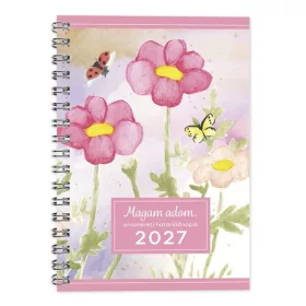Határidőnapló Period A/5 heti önismereti pink 2027