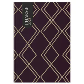 Határidőnapló Period Charme B/5 heti Purple papír 2027