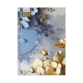 Határidőnapló Period DELUXE B/6 heti Bloom papír 2027