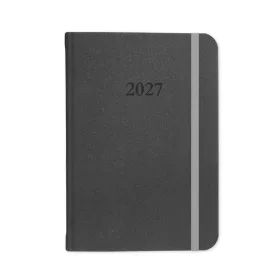   Határidőnapló Period Velour B/6 heti varrott Antracit 2027