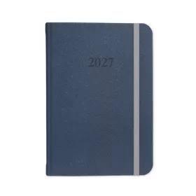 Határidőnapló Period Velour B/6 heti varrott kék 2027
