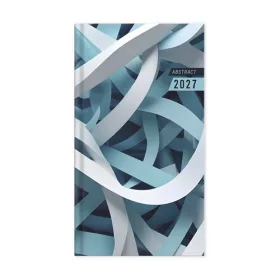   Határidőnapló Period Abstract Zsebnaptár álló Tiles papír 2027