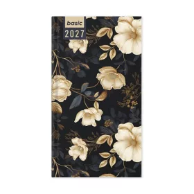   Határidőnapló Period Basic Zsebnaptár álló Wildflowers papír 2027
