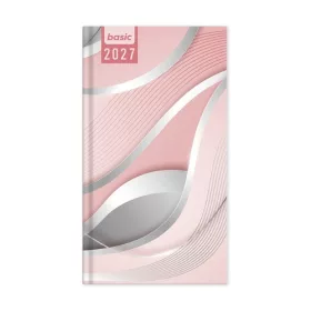   Határidőnapló Period Basic Zsebnaptár álló Waves papír 2027