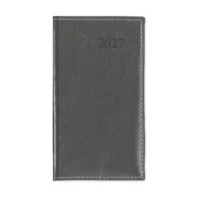   Határidőnapló Period Border Zsebnaptár álló körbev. Antracit 2027