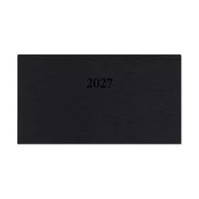   Határidőnapló Period Standard Zsebnaptár fekvő fekete műbőr 2027